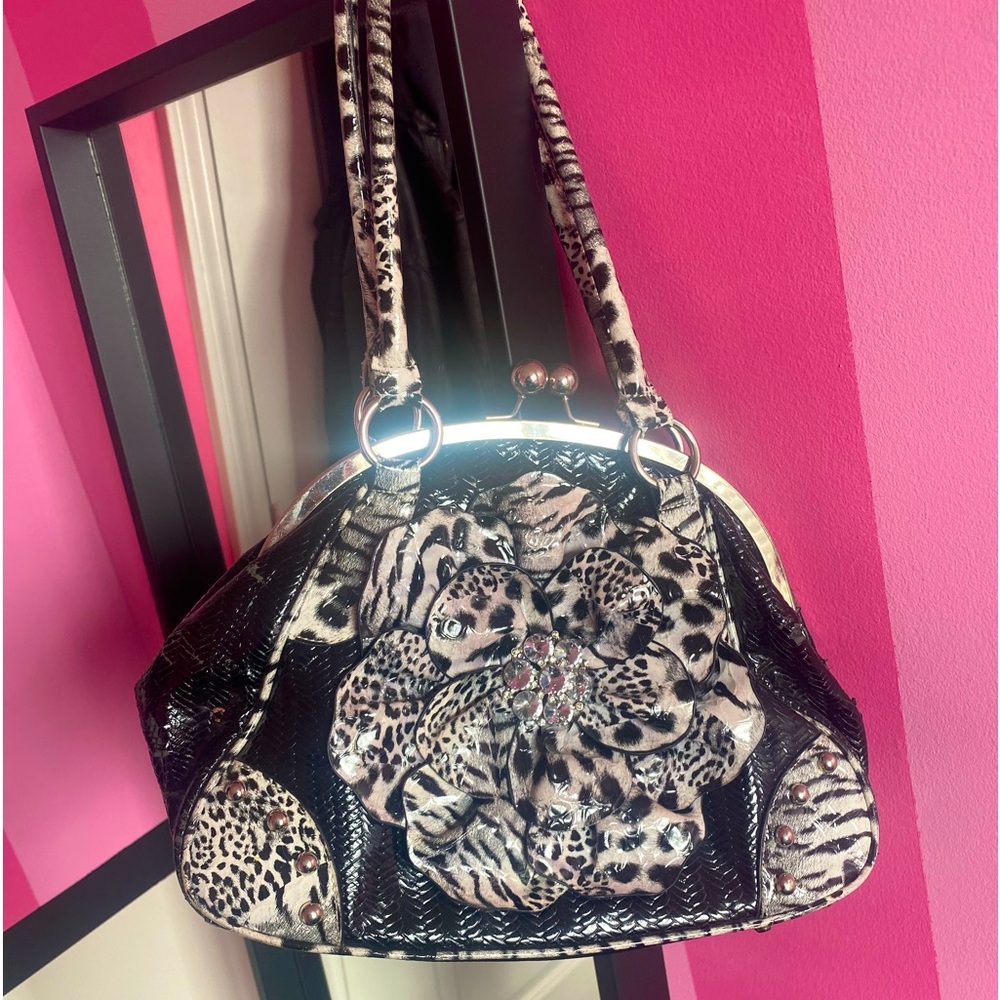 Y2K Mcbling Zebra Print Purse/Bag